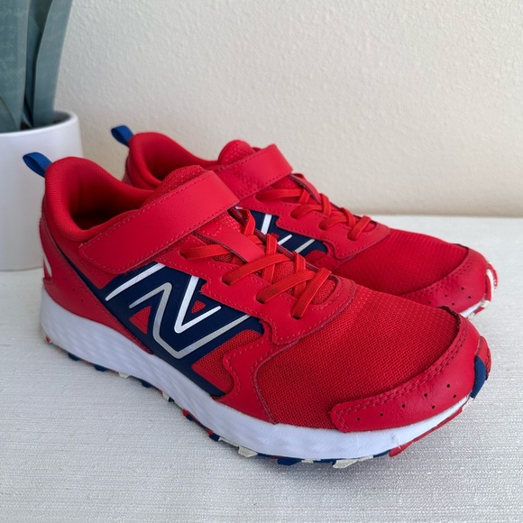 New Balance Team Red Night Sky Foam Mesh Athletic Sneakers Boys 6.5 - Picture 6 of 14